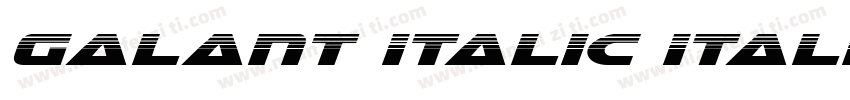 Galant Italic Italic字体转换